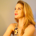 Actor and StageAgent writer Becca Ballenger, in a recent video audition.