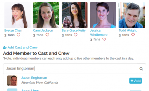 Virtual Cast List